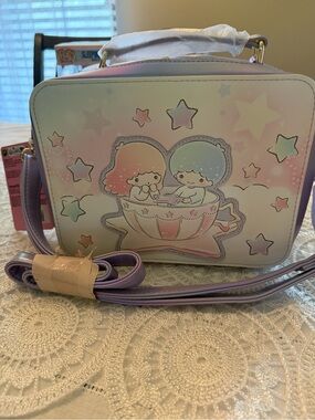 Loungefly Pastel Rainbow Little Twin Stars Crossbody Bag